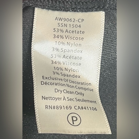 NWOT - ATM Sparkle Zipper Pencil Skirt Size 2 - Picture 5 of 6